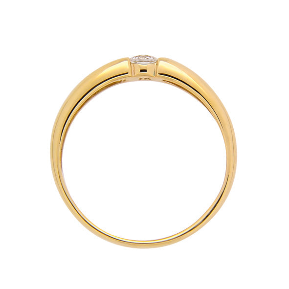 Verlobungsring aus Gelbgold