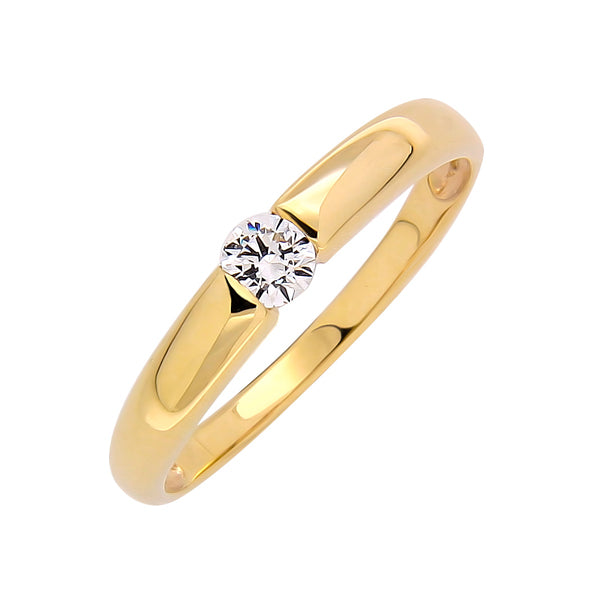 Verlobungsring aus Gelbgold