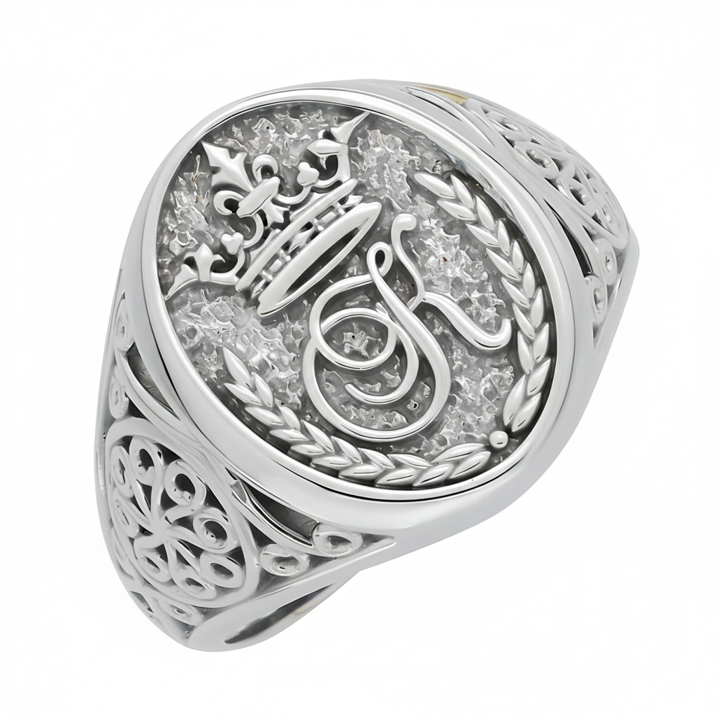 Initial Ring aus Gold