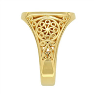 Initial Ring aus Gold