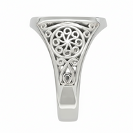 Initial Ring aus Gold