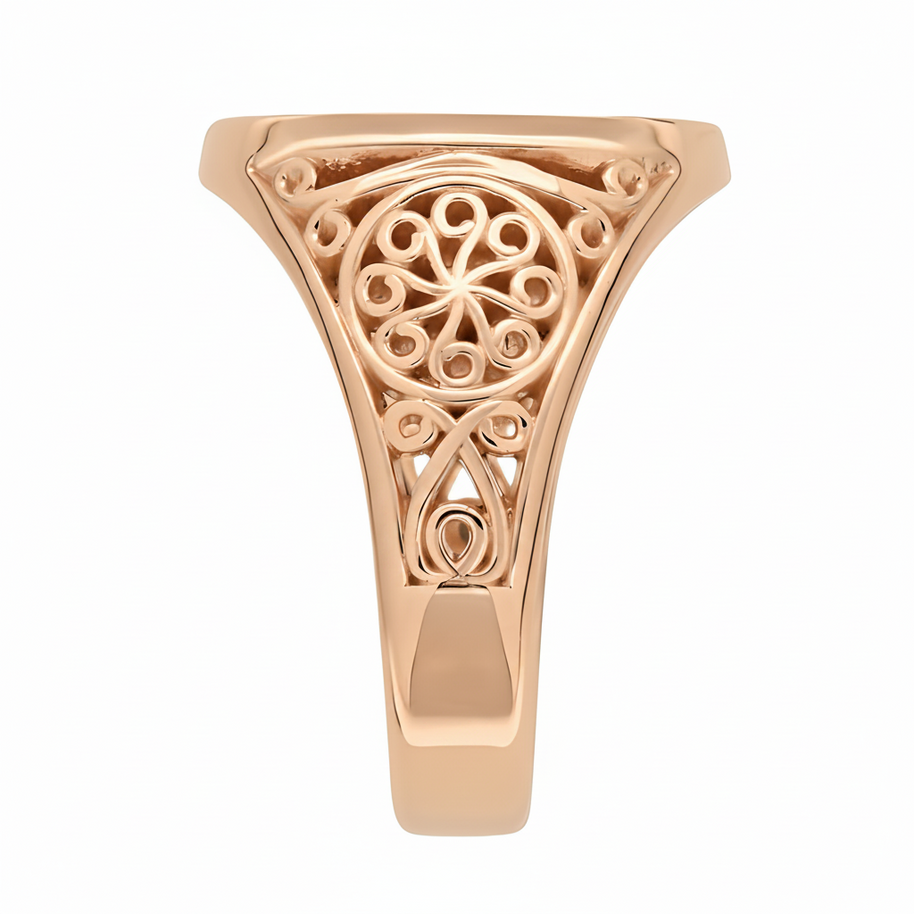 Initial Ring aus Gold