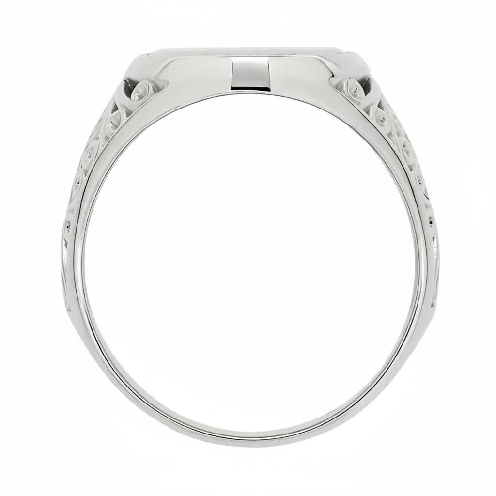Initial Ring aus Gold
