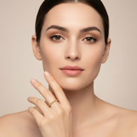 Twisted gold ring
