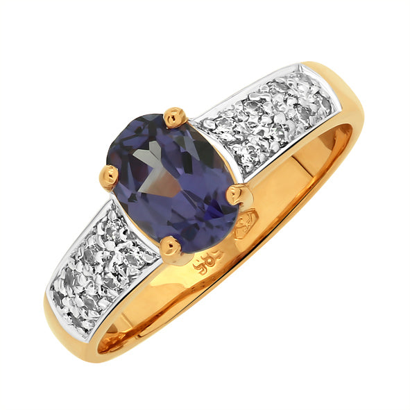 Damenring in Rotgold 585