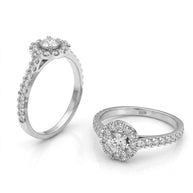 Custom Women's Diamond Engagement Ring