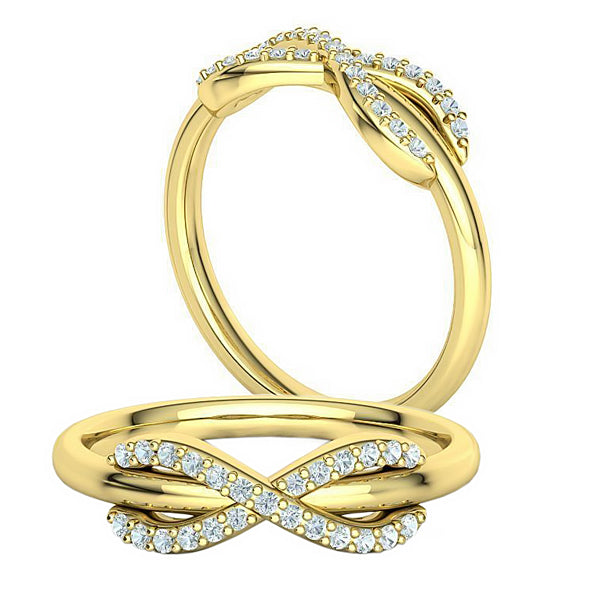 Damenring Verlobungsring mit Brillanten