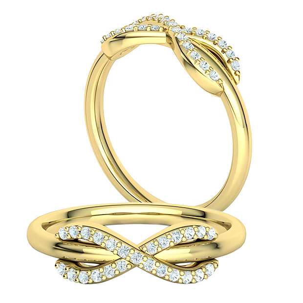 Ladies ring with diamonds