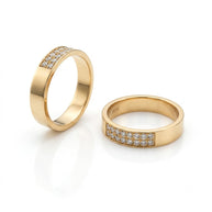 Ladies' ring with diamonds