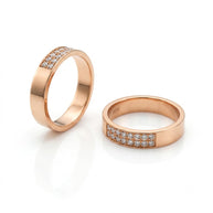 Ladies' ring with diamonds