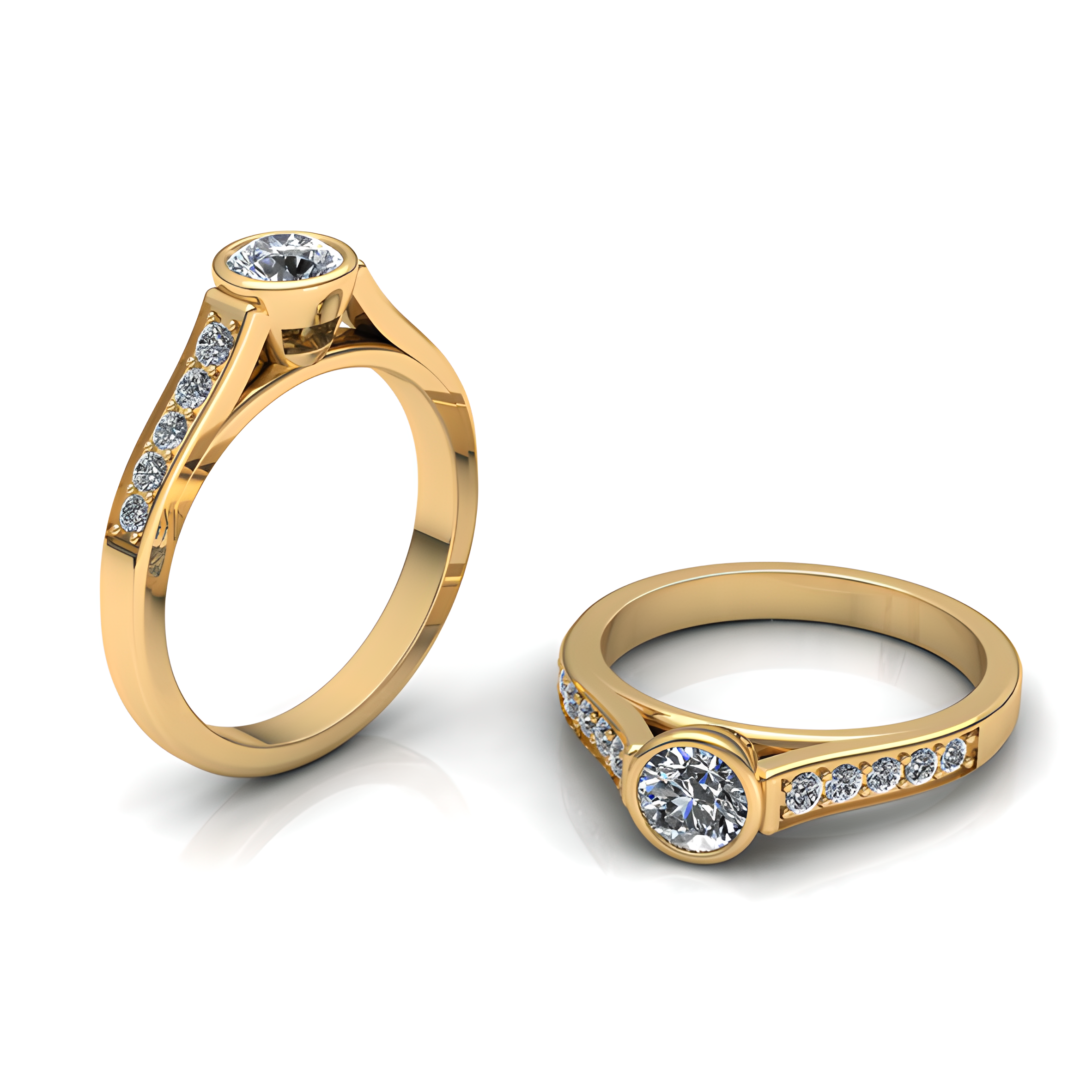 Damenring mit Brillanten, Verlobungsring