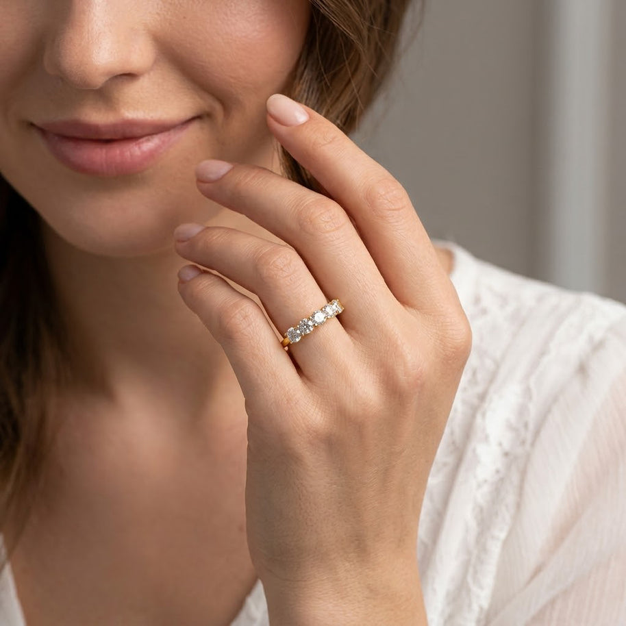 Custom Women's Diamond Engagement Ring