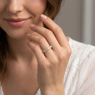 Custom Women's Diamond Engagement Ring