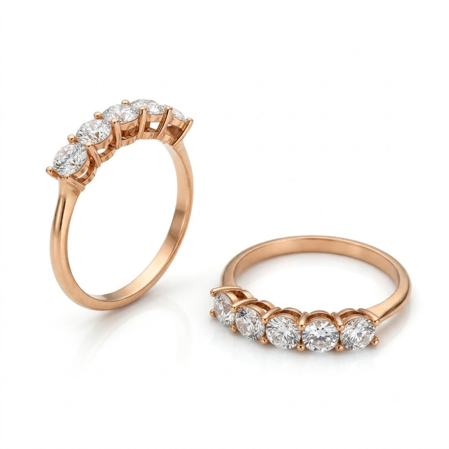 Custom Women's Diamond Engagement Ring