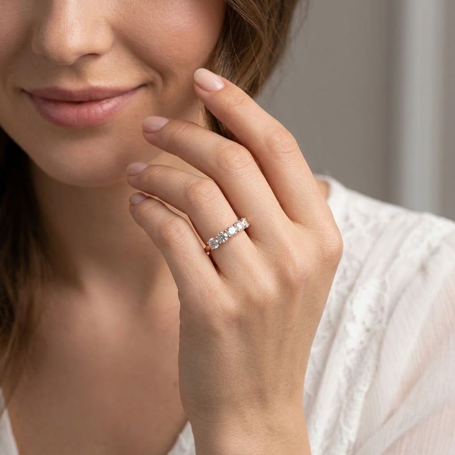 Custom Women's Diamond Engagement Ring