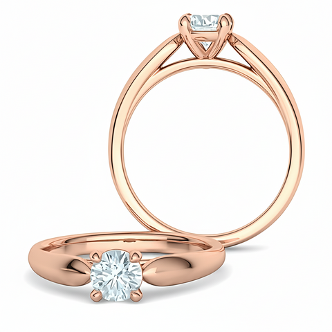 Damenring Verlobungsring mit Brillanten