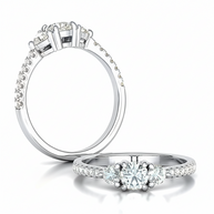 Ladies ring with diamonds