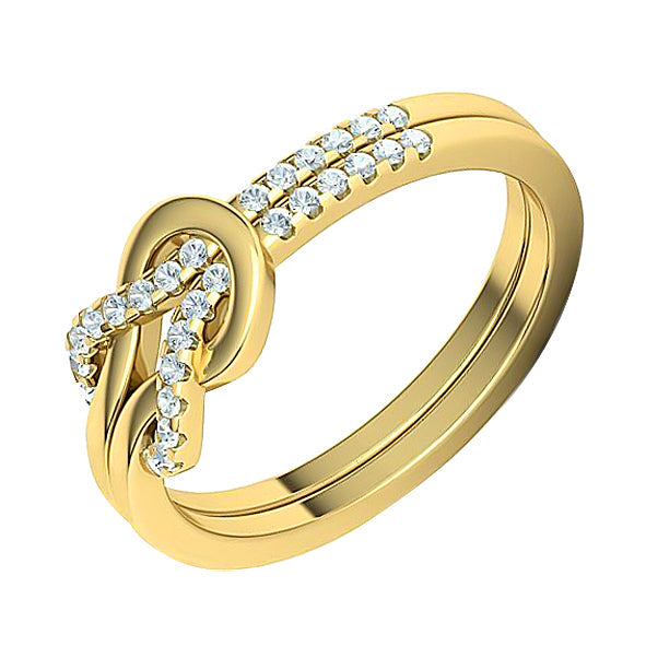 Damenring Verlobungsring mit Brillanten