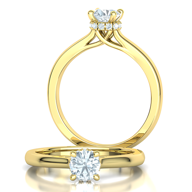 Ladies ring with diamonds
