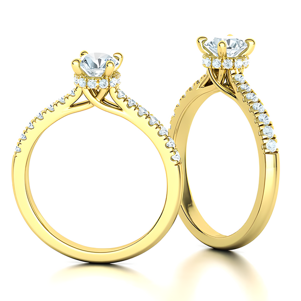 Ladies ring with diamonds