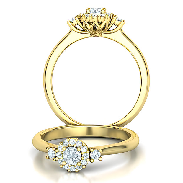 Ladies ring with diamonds