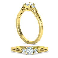 Damenring Verlobungsring mit Brillanten