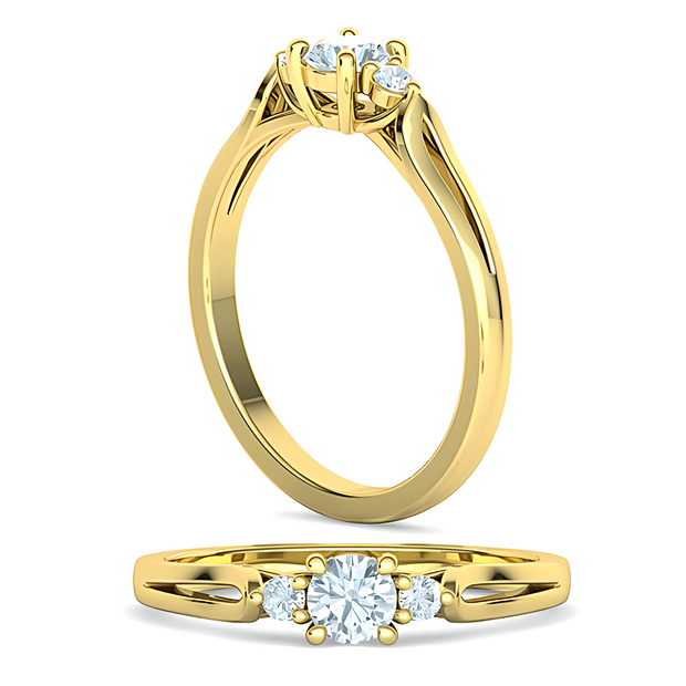Ladies ring with diamonds