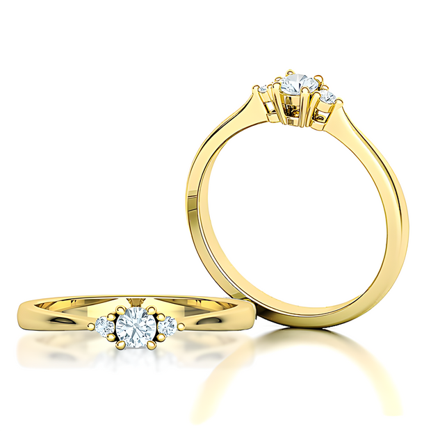 Ladies ring with diamonds