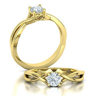 Damenring Verlobungsring mit Brillanten