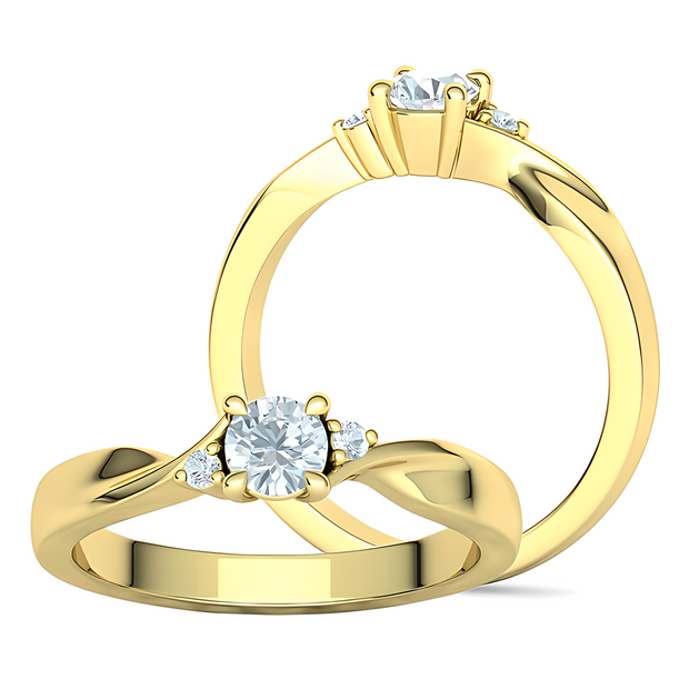 Ladies ring with diamonds