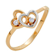 Ladies' ring with diamond, engagement ring