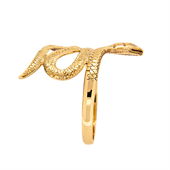 Schlangenring Brillantring Damenring