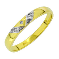 Goldring mit Brillanten