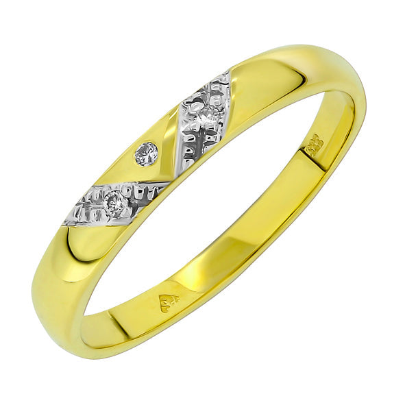 Goldring mit Brillanten