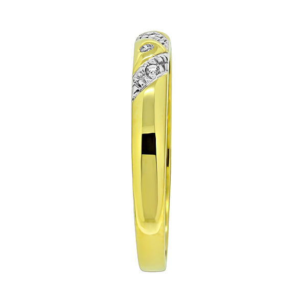 Goldring mit Brillanten