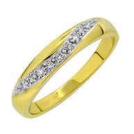 Goldring mit Brillanten