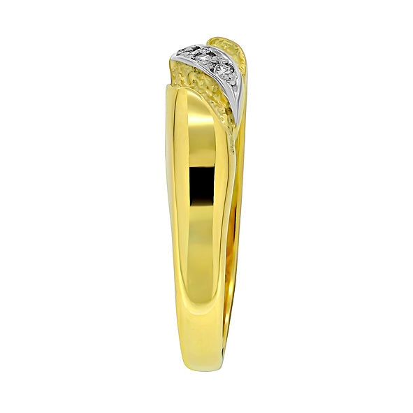 Goldring mit Brillanten