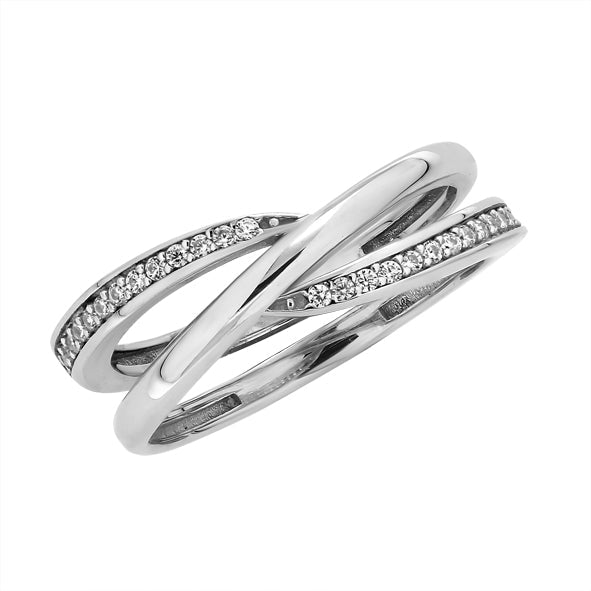 Silberringe für Damen mit Zirkonia