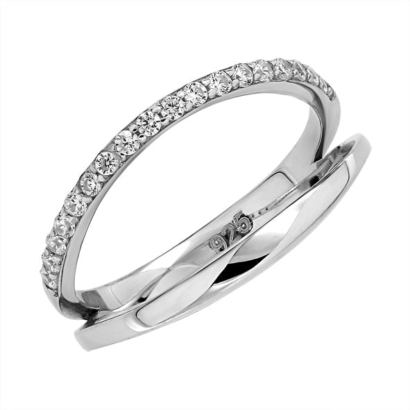 Silberringe für Damen mit Zirkonia