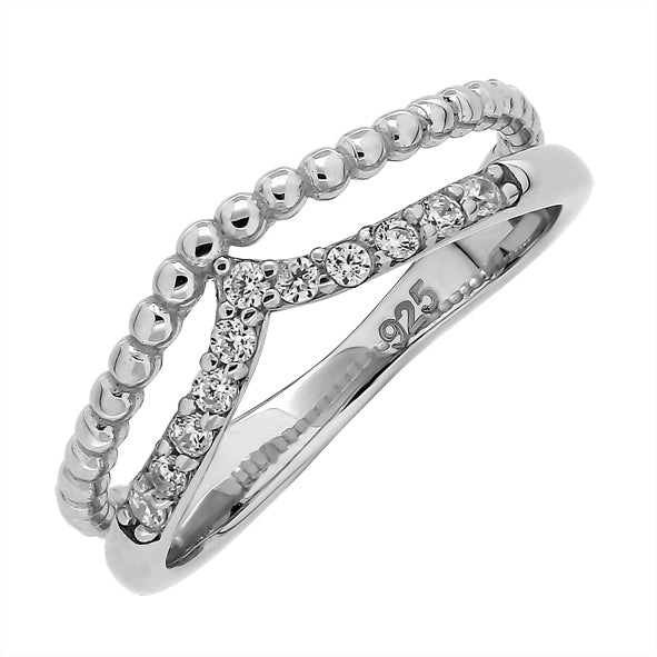 Silberringe für Damen mit Zirkonia
