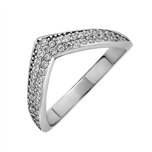 Silberringe für Damen mit Zirkonia