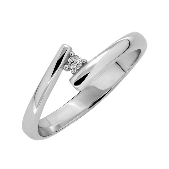 Silberringe für Damen mit Zirkonia
