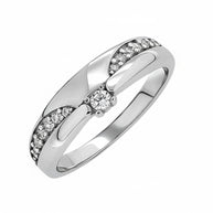 Silberringe für Damen mit Zirkonia