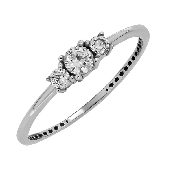 Silberringe für Damen mit Zirkonia