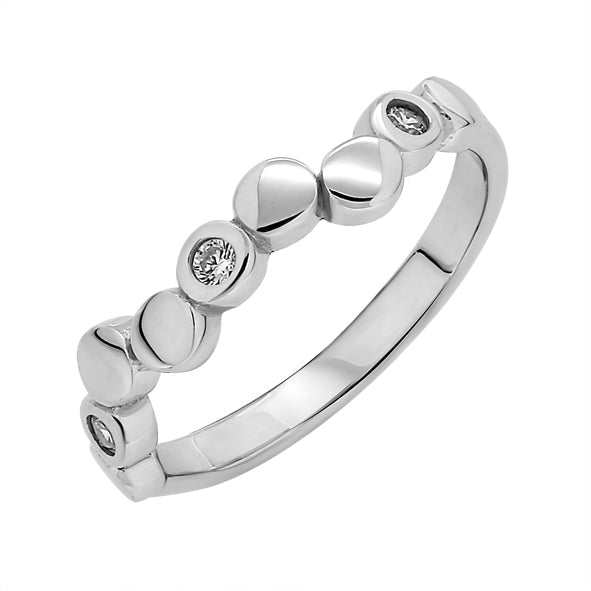 Silberringe für Damen mit Zirkonia