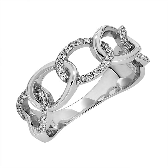 Silberringe für Damen mit Zirkonia