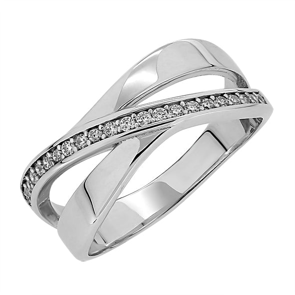 Silberringe für Damen mit Zirkonia