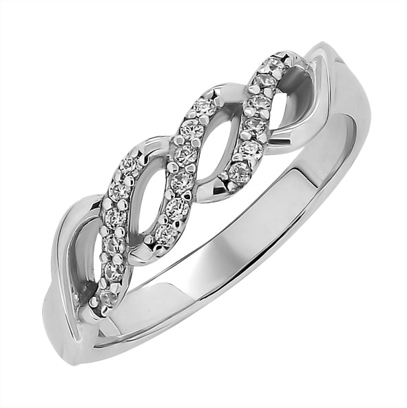 Silberringe für Damen mit Zirkonia