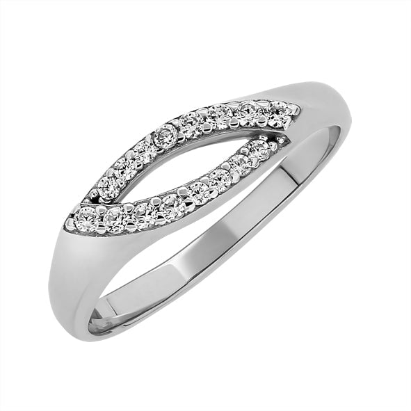 Silberringe für Damen mit Zirkonia