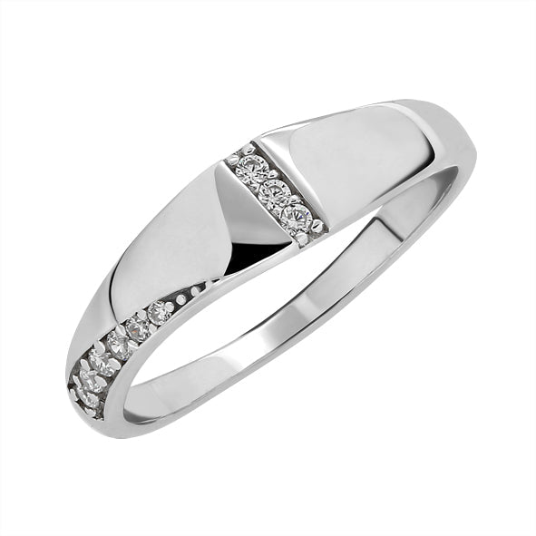 Silberringe für Damen mit Zirkonia